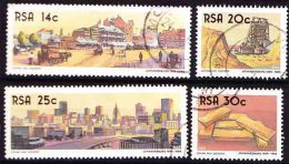 South Africa -1986 - The Golden City - Complete Set Used, Gold, Minerals, Mining - Used Stamps