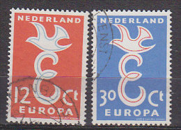 PGL CA378 - PAYS BAS NEDERLAND Yv N°691/92 EUROPA CEPT - 1958