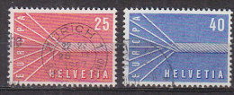 PGL CA405 - SUISSE Yv N°595/96 EUROPA CEPT - 1957