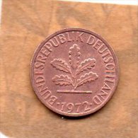 PIECE DE 1 PFENNIG 1972 G - 1 Pfennig