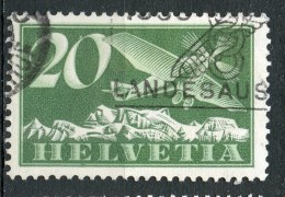 Switzerland 1925 20c Airmail Issue #C4 - Usati