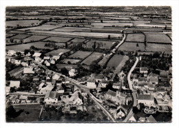 Savigny En Terre Plaine Vue Aerienne Village Avec Eglise Route D´Avallon Et De Guillon Ecrite Fin Des Années 50 - Guillon