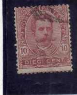 ITALY KINGDOM ITALIA REGNO 1891 - 1896 EFFIGIE RE VITTORIO EMANUELE II CENTESIMI 10 CENT. USATO USED - Neufs