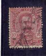 ITALY KINGDOM ITALIA REGNO 1891 - 1896 EFFIGIE RE VITTORIO EMANUELE II CENTESIMI 10 CENT. USATO USED - Ongebruikt
