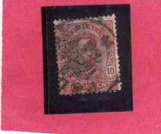 ITALY KINGDOM ITALIA REGNO 1891 - 1896 EFFIGIE RE VITTORIO EMANUELE II CENTESIMI 10 CENT. USATO USED - Ongebruikt