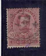 ITALY KINGDOM ITALIA REGNO 1891 - 1896 EFFIGIE RE VITTORIO EMANUELE II KING CENT. 10c USATO USED OBLITERE' - Nuevos