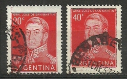 Argentina ; 1954 San Martin - Gebruikt