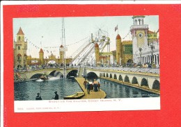 CONEY ISLAND NEW YORK Cpa Fete Foraine Luna Park   2054 Illustrated Post Card C O N Y - Brooklyn