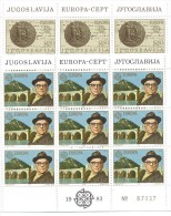 EUROPA CEPT YUGOSLAVIJA 1983 - Blocks & Sheetlets