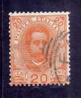 ITALY KINGDOM ITALIA REGNO 1891 - 1896 EFFIGIE RE VITTORIO EMANUELE II CENTESIMI 20 CENT. USATO USED - Ongebruikt