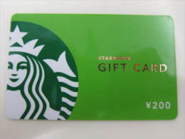 China Starbucks Gift Card(cash Card),200Y Facevalue,used - Non Classés