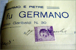 STORIA POSTALE --FRANCOBOLLO USO FISCALE CON ANNULLO  -----RARA - Postal Parcels