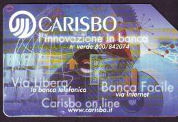 Carisbo 12/2001 Varietà "anello Rosso-viola In Alto A Sinistra"  Usata - Erreurs & Variétés