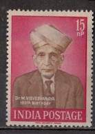 INDIA, 1960,   Birth Centenary Of Dr. M. Visvesvaraya (engineer).   MNH, (**) - Neufs