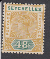 Seychelles 1890  48c  SG7  MH - Seychelles (...-1976)