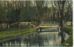 HERTS - THE TROUT BRIDGE ON THE RIVER STORT Ht182 - Hertfordshire