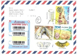 ISRAELE - LETTERA RACCOMANDATA PER L'ITALIA - ANNO 2005 - Storia Postale