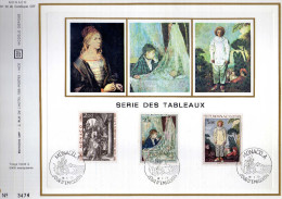 Feuillet Tirage Limité CEF 38 Peintre Peinture Série Des Tableaux - Lettres & Documents