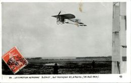 N°37747 -cpa Blériot Sur Monoplan 23 à Reims- - Aviateurs