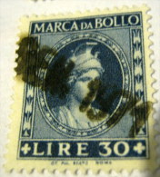 Italy Marca Da Bollo Revenue Stamps 30L - Used - Fiscali