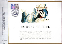 Feuillet Tirage Limité CEF 188 émission De Noël - Cartoline Maximum