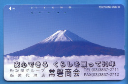 Japan Japon Télécarte Telefonkarte  Phonecard Nr. 110  -  268  Berg Vulkan - Volcanos