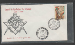 O) 1998 BRAZIL,FREEMASONRY, MASON- JOSE BONIFACIO DE ANDRADA E SILVA, FDX XF - Storia Postale