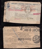 Brazil 1934 Meter Registered Printed Matter RIO To HAMBURG Germany - Lettres & Documents