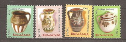 ROMANIA 2008 POTTERY SET MNH - Unused Stamps