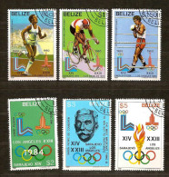 Belize 1981 Yvertn° 527-32 (°) Used  Cote 4,50 Euro Sport - Belize (1973-...)