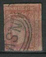 NSW 1856 1d Orange-red QV SG109 U BS11 - Used Stamps