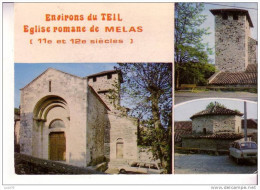 LE TEIL  -   MELAS -  Eglise Romane   11è Et 12è Siècles -  3 Vues - N° A  658 - Le Teil