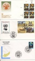 VN - 6 FDC´s Blanco / Open Klep - 1993 - FDC