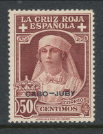 Cabo Juby 1926, Edifil # 35. Pro Cruz Roja, MH (*) - Cape Juby