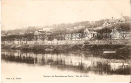 Environs De BONNIERES-sur-SEINE (78) : Vue De Gloton Sous La Neige. CPA Précurseurs Très Rare. - Bonnieres Sur Seine