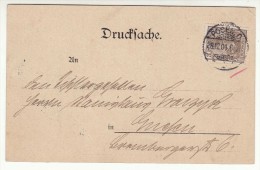 POLAND / GERMAN ANNEXATION 1901  POSTCARD  SENT FROM  POZNAN TO GNIEZNO - Storia Postale