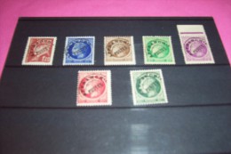 SERIE  FRANCE  NEUF  PREO  7  TIMBRES - 1953-1960