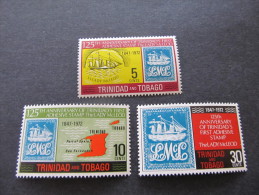 TRINIDAD & TOBAGO - 1972 First Stamp - Sc 216/218 Mh* - Trinité & Tobago (1962-...)