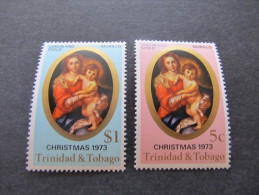 TRINIDAD & TOBAGO - 1973 Christmas Mh*  Sc 241/242, Mi 324/325, Yv 328/329 - Trinidad & Tobago (1962-...)