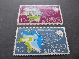 TRINIDAD & TOBAGO - 1974 UPU Mh* Sc 243/244, Mi 328/329, Yv 332/333 - Trinidad En Tobago (1962-...)