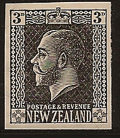 NZ 1919 3d KGV Proof CP K19 UNHM PR16 - Variétés Et Curiosités