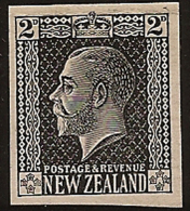 NZ 1916 2d KGV Proof CP K18 PR12 - Variétés Et Curiosités