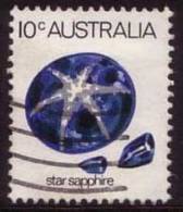 1974 - Australian Gem Definitive Issue 10c STAR SAPPHIRE Stamp FU - Used Stamps