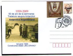 Antarctic Treaty - 50 Years. "Belgrano" Argentinian Antarctic Station (building). Turda 2009. - Antarktisvertrag
