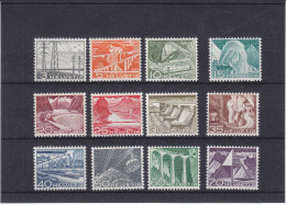 éléctricité - Ponts - Bus - Trains - Barrage - Bateaux - Télécabines - Suisse - Yvert 481 / 92 ** - MNH - Valeur 30 Euro - Unused Stamps