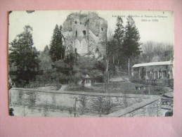 CP   LUCHEUX  JARDIN ET RUINES DU CHATEAU - Lucheux