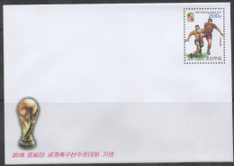 PREPAID ENVELOPE,2011,FIFA WORLD CUP, RUSSIA 2018, SOCCER,, MINT , NICE POSTAL STATIONERY - 2018 – Russland