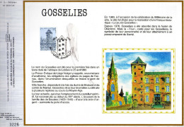 Feuillet Tirage Limité CEF 327 203 2054 Gosselies - 1981-1990