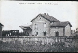 ACHEUX LA LOCOMOTIVE - Acheux En Amienois