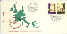 Cover Luxemburg 1983 - Europhila - Briefe U. Dokumente